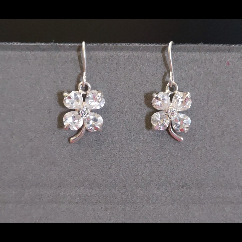 Clear Zirconia Earrings